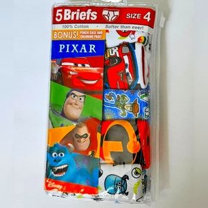 Boy's Disney Pixar Cotton Briefs